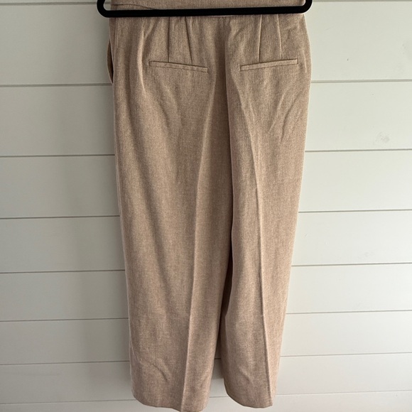 Express Tan Textured Suit- Jacket (M), Pants Size 10 - Picture 7 of 16